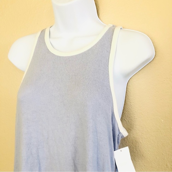 PJ Salvage Loungwear Back to Basics Relaxed Sleeveless Racerback Tank Top Size S - Picture 4 of 10